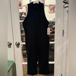 Wild Fable Black Sleeveless Jumpsuit